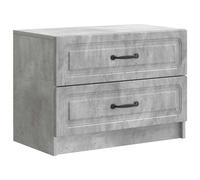 Bedside Cabinet with Drawer Engineered Wood Nightstand Storage Modern vidaXL