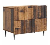 Bedside Cabinet with Drawer Engineered Wood Nightstand Table Modern vidaXL