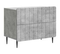 Bedside Cabinet with Drawer Engineered Wood Nightstand Table Modern vidaXL