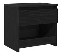 Bedside Cabinet with Drawer Engineered Wood Nightstand Table Small vidaXL