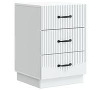 Bedside Cabinet with Drawer Engineered Wood Nightstand Table Vintage vidaXL