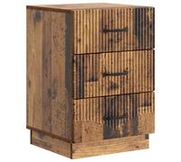 vidaXL Bedside Cabinet Concrete Grey 43 x 41 x 63.5 cm Engineered Wood