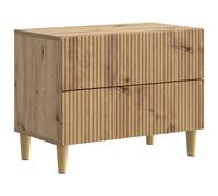 Bedside Cabinet with Drawer Engineered Wood Table Nightstand Small Home vidaXL
