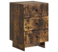 Bedside Cabinet with Drawer Engineered Wood Table Nightstand Vintage vidaXL