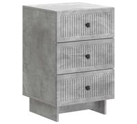 Bedside Cabinet with Drawer Engineered Wood Table Nightstand Vintage vidaXL