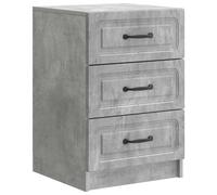 Bedside Cabinet with Drawer Engineered Wood Table Stand Nightstand Side vidaXL
