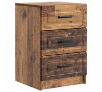 Bedside Cabinet with Drawer Engineered Wood Table Stand Nightstand Side vidaXL