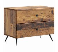 vidaXL Bedside Cabinet with Drawer Concrete Grey 62 x 34.5 x 47.5 cm