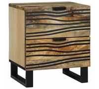 Bedside Cabinet Walnut 40 x 33 x 46 cm Solid Acacia wood