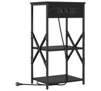 Bedside Cabinet with Shelf with Storage Engineered Wood Nightstand Home vidaXL