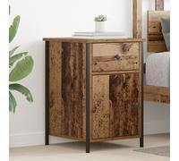 Bedside Cabinets 2 pcs Old Wood 40x42x60 cm Engineered Wood Berkfield Home Brown One Size