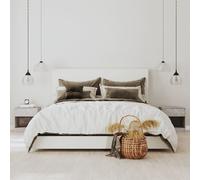 Bedside Cabinets 2 pcs with Drawer Concrete Grey