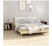 Bedside Cabinets 2-piece Solid Pinewood Honey Brown Nightstands 40x30x40 cm Set