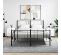 Bedside Cabinets 2pc High Gloss White 40x40x50cm Engineered Wood Iron Legs Slim