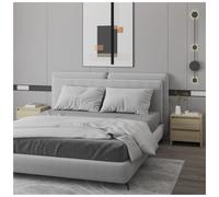 Bedside cabinets 2pc Sonoma Oak 45x34.5x44.5cm Engineered Wood 2-drawer pair