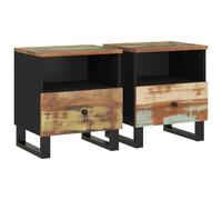 Bedside Cabinets Bed Side Table Telephone Stand Bedroom Nightstand vidaXL