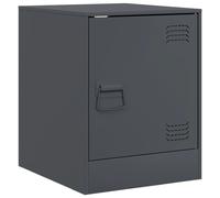 Bedside Cabinets Bed Table Nightstand Side Table Bed Cabinet Steel vidaXL