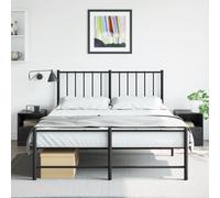 Bedside Cabinets Black Cold-Rolled Steel 34.5x39x44 cm 2pcs Compact Storage Unit