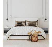 Bedside Cabinets Grey Sonoma Engineered Wood 36.5x30.5x38 cm 2pcs Nightstand Set
