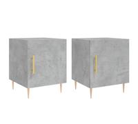 Bedside Cabinets Nightstand Bedside Table Bed Cabinet Engineered Wood vidaXL