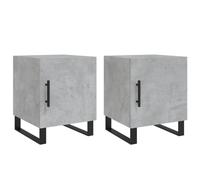 Bedside Cabinets Nightstand Bedside Table Bed Cabinet Engineered Wood vidaXL