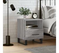 Bedside Cabinets Nightstand Bedside Table Bed Cabinet Engineered Wood vidaXL