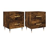 Bedside Cabinets Nightstand Bedside Table Bed Cabinet Engineered Wood vidaXL