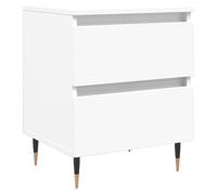 vidaXL Bedside Cabinet Black oak 40 x 35 x 50 cm Engineered wood