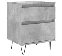 (old wood, 1 pcs) vidaXL Bedside Cabinets Nightstand Bed Table 2 pcs Old Wood Engineered Wood