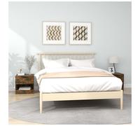 Bedside Cabinets Set of 2 Smoked Oak 40x39x40cm Engineered Wood Slim Nightstands