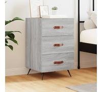 Bedside Cabinets Side Table Bed Cabinet Nightstand Engineered Wood vidaXL