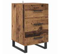 Bedside Cabinets Side Table Bedstand Nightstand 2 pcs Engineered Wood vidaXL