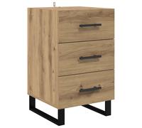 vidaXL Bedside Cabinet Artisan Oak 40 x 40 x 66 cm Engineered Wood