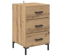 Bedside Cabinets Side Table Bedstand Nightstand 2 pcs Engineered Wood vidaXL
