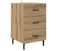 Bedside Cabinets Side Table Bedstand Nightstand 2 pcs Engineered Wood vidaXL