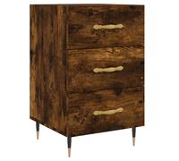 Bedside Cabinets Side Table Bedstand Nightstand 2 pcs Engineered Wood vidaXL