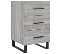 Bedside Cabinets Side Table Bedstand Nightstand 2 pcs Engineered Wood vidaXL