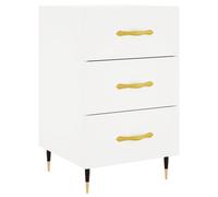 Bedside Cabinets Side Table Bedstand Nightstand 2 pcs Engineered Wood vidaXL