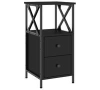 Bedside Cabinets Side Table Nightstand Bedside Table Engineered Wood vidaXL