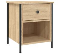 Bedside Cabinets Side Table Nightstand Bedside Table Engineered Wood vidaXL