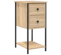 Vidaxl Bedside Cabinet Grey Sonoma 32X42X70 Cm Engineered Wood