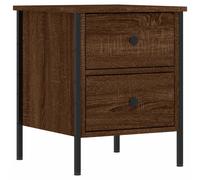 Bedside Cabinets Side Table Nightstand Bedside Table Engineered Wood vidaXL