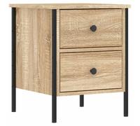 Bedside Cabinets Side Table Nightstand Bedside Table Engineered Wood vidaXL