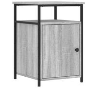 Bedside Cabinets Side Table Nightstand Bedside Table Engineered Wood vidaXL