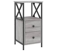 Bedside Cabinets Side Table Nightstand Bedside Table Engineered Wood vidaXL