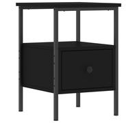 Bedside Cabinets Side Table Nightstand Bedside Table Engineered Wood vidaXL