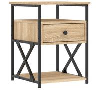 vidaXL Bedside Cabinet Artisan Oak 40 x 42 x 55 cm Engineered Wood
