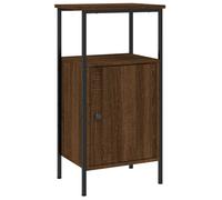 Bedside Storage Cabinet Bedroom Furniture Unit w/ Door & Compartment Side Table