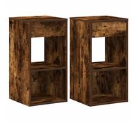 Bedside Cabinets with Drawer Nightstand Bed Side Table Side Cabinet vidaXL