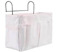 Bedside Caddy Organizer 11x4x8'' Portable Bedside Organizer with 2 Pockets Easy to Hang Damage-Proof Bedside Caddy for Bedroom, Office, Rv and More Bed Caddy Bedside Storage Bedside Organizer Bedside